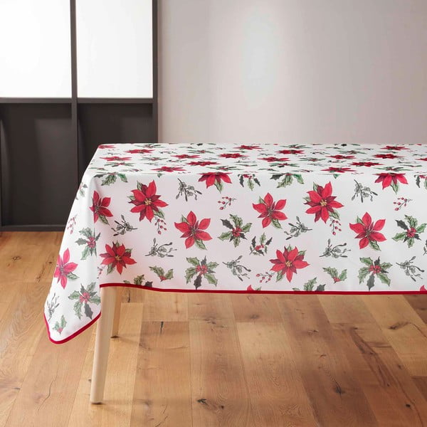 Tovaglia a tema Natale 150x240 cm Amaryllis – douceur d'intérieur