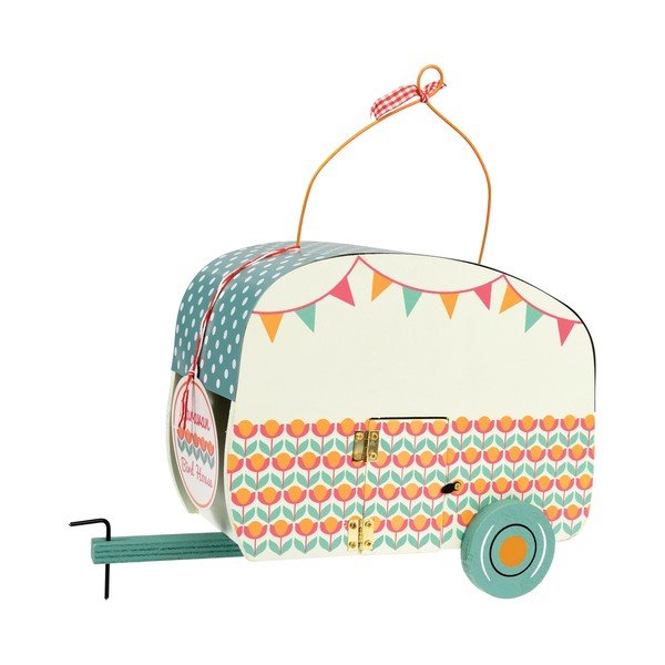 Dřevěná ptačí budka ve tvaru karavanu Rex London Frank-image-3