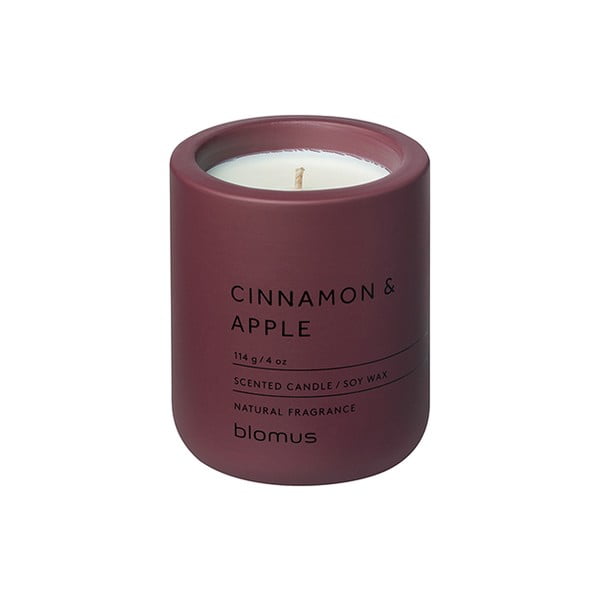 Candela di soia profumata tempo di combustione 24 ore Fraga: Cinnamon & Apple - Blomus