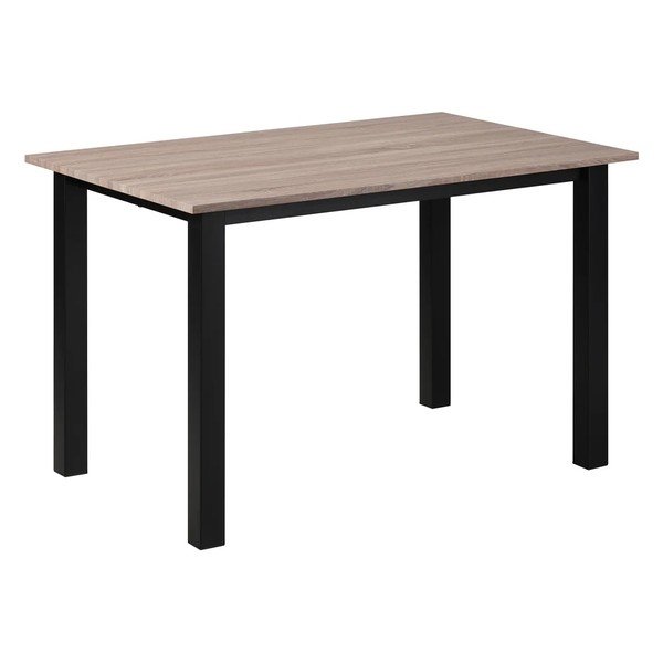 Tavolo da pranzo con piano effetto rovere 80x120 cm Durham – Støraa