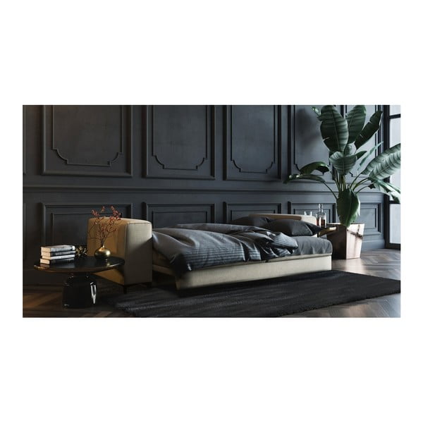 Divano letto beige chiaro Devichy , 256 cm Rothe - devichy-image-3