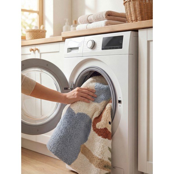 Tappeto per bambini color crema in cotone lavabile/tessuto a mano 140x200 cm Snuggle Lionel – Hanse Home-image-2