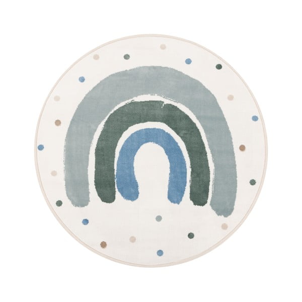 Tappeto per bambini verde e avorio ø133 cm Joyful Mint – FD