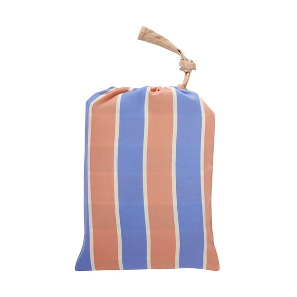 Biancheria da letto in cotone sateen blu e arancione Hilda, 140 x 200 cm - Hübsch-image-2