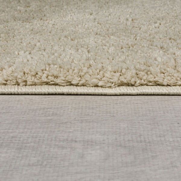 Tappeto lavabile beige in fibre riciclate 200x290 cm Fluffy - Flair Rugs-image-4