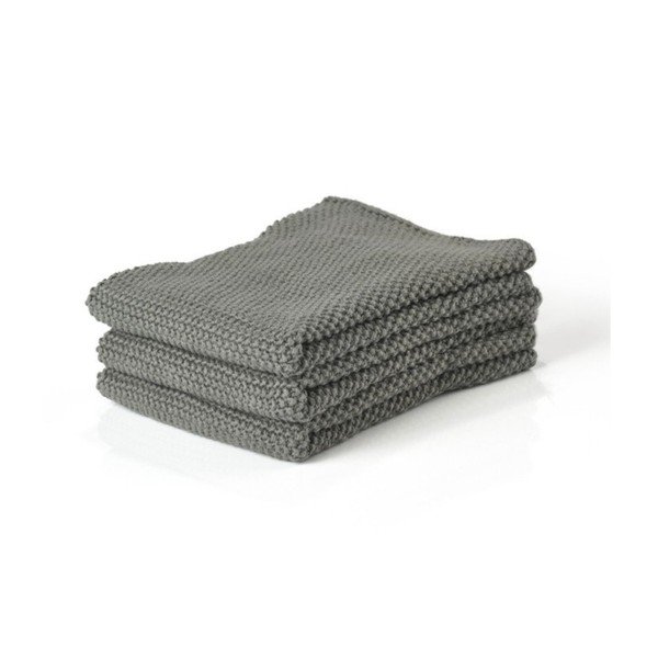 Set di 3 asciugamani in cotone 27x27 cm - Zone