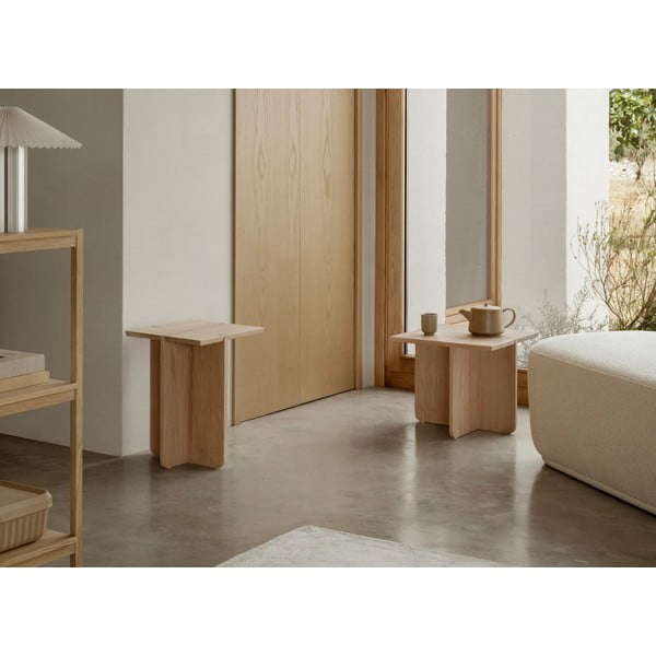Tavolino in rovere massiccio 45x45 cm Engawa – Blomus-image-4