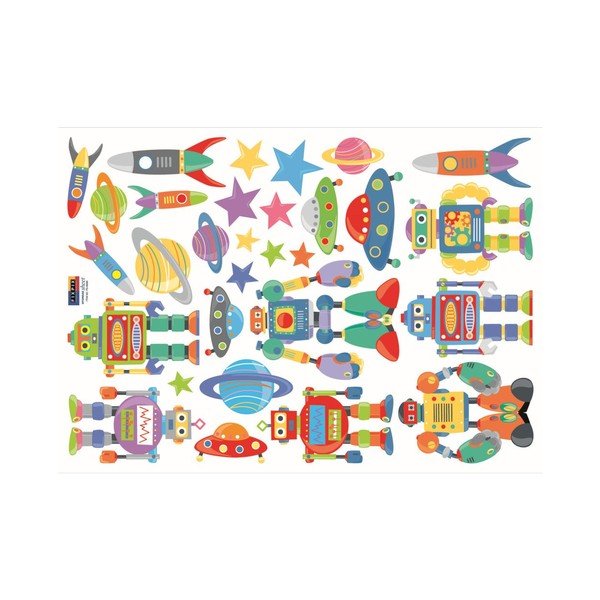 Adesivo murale Robot Kid - Ambiance-image-1