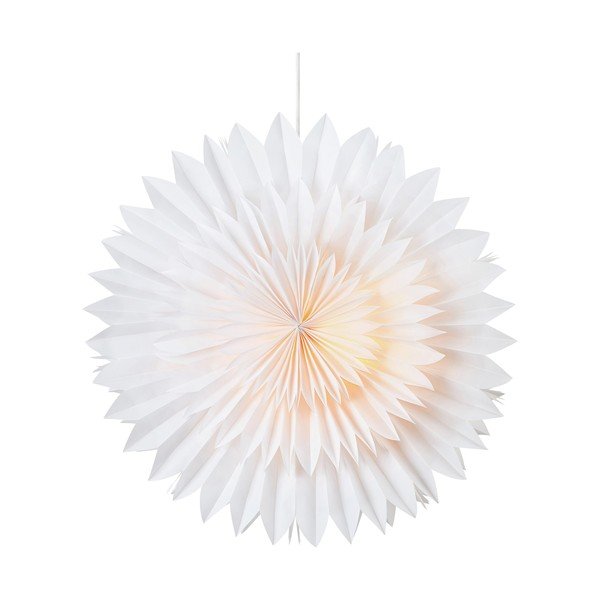 Decorazione natalizia bianca a sospensione, altezza 60 cm Solina - Markslöjd