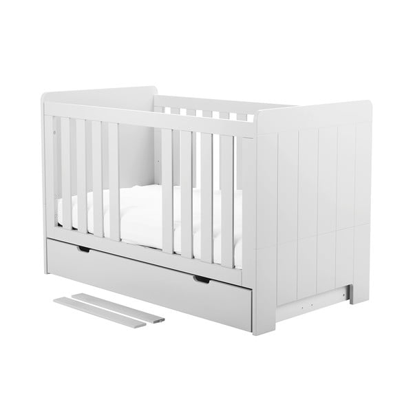 Lettino variabile bianco, 140 x 70 cm Calmo - Pinio-image-2