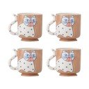 Tazze in set marrone chiaro 4 pz Missy – Bloomingville