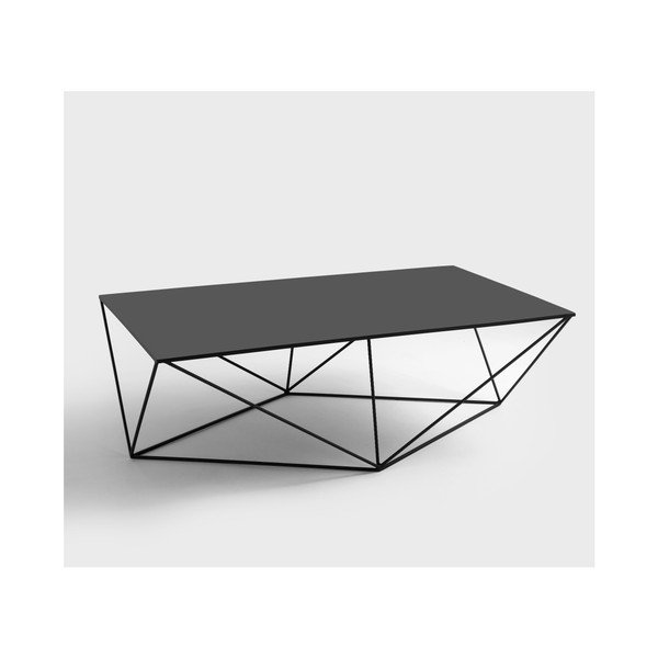 Tavolino nero Custom Form Daryl, lunghezza 140 cm - CustomForm-image-4