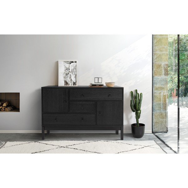 Cassettiera nera AbbeyWood - Woodman-image-1