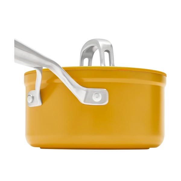 Pentola con coperchio incluso/con superficie in ceramica adatta all'induzione 1,3 l Meda 3.0 – FABINI-image-2