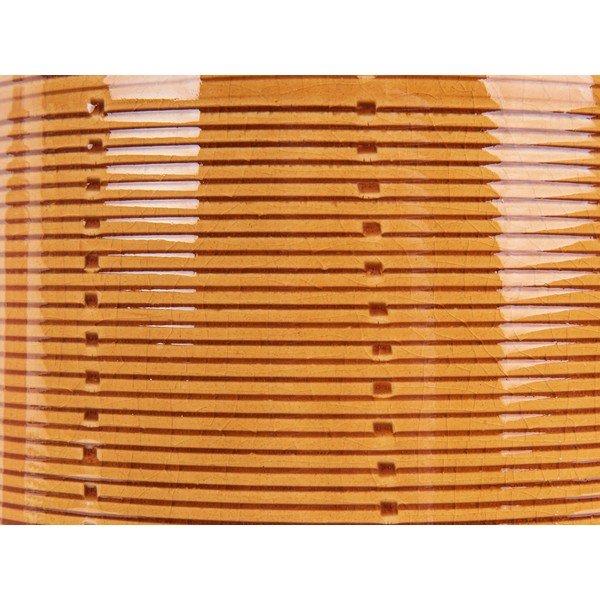 Vaso in ceramica arancione Bottle - PT LIVING-image-3