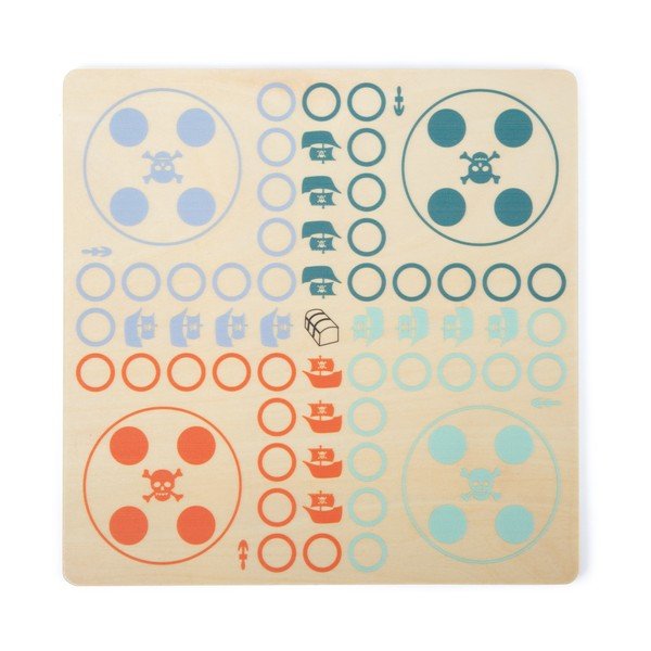 Gioco da tavolo in legno per bambini Pirates - Legler-image-2