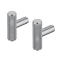 Set di ganci da parete color argento opaco in metallo 2 pz Rof – Blomus