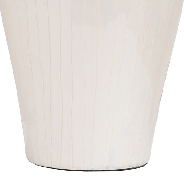 Vaso bianco in vetro alto (altezza totale 57 cm) Linea – Ixia-image-4