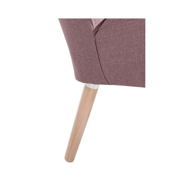 Poltrona rosa antico Neele Duro Aubergine - Max Winzer-image-3