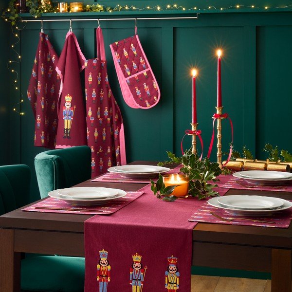 Set di strofinacci in cotone a tema natalizio 4 pz 70x50 cm Christmas Nutcracker – Catherine Lansfield-image-2