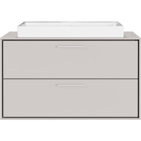Mobile con lavello greige da appendere 80x47 cm Sovana – Germania-image-4