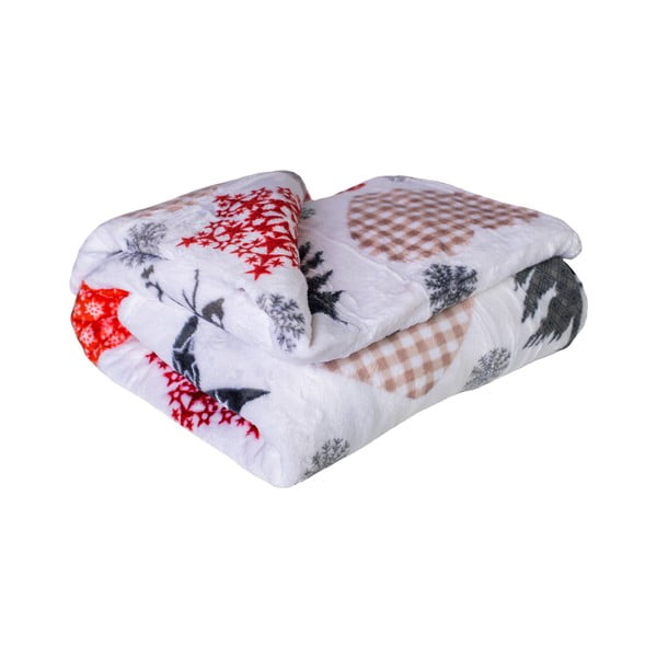 Coperta natalizia in micropile 200x150 cm Deer - My House-image-1