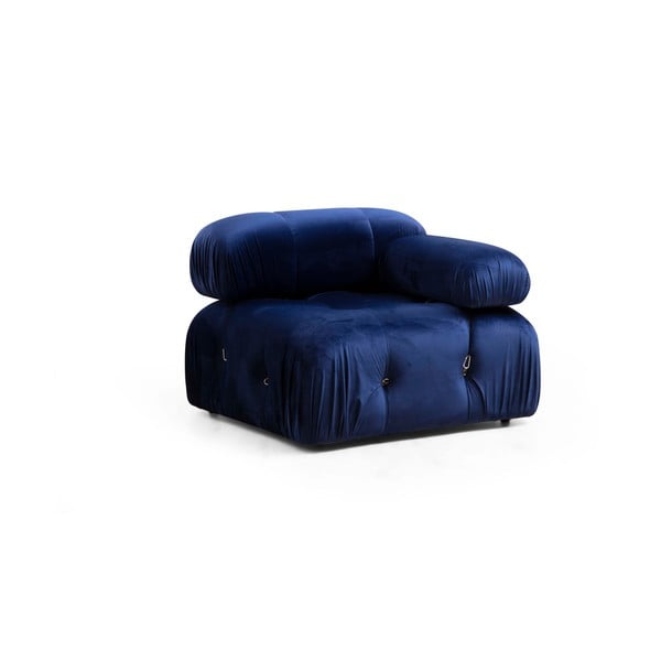 Modulo divano in velluto blu scuro (angolo destro) Bubble - Artie