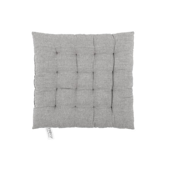 Cuscino per sedia grigio, 40 x 40 cm - Tiseco Home Studio-image-1