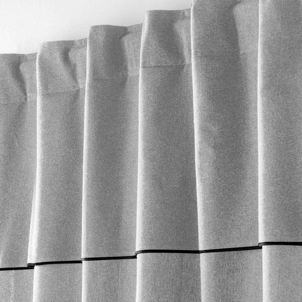 Tenda grigio chiaro 140x240 cm Mistraline - douceur d'intérieur-image-1