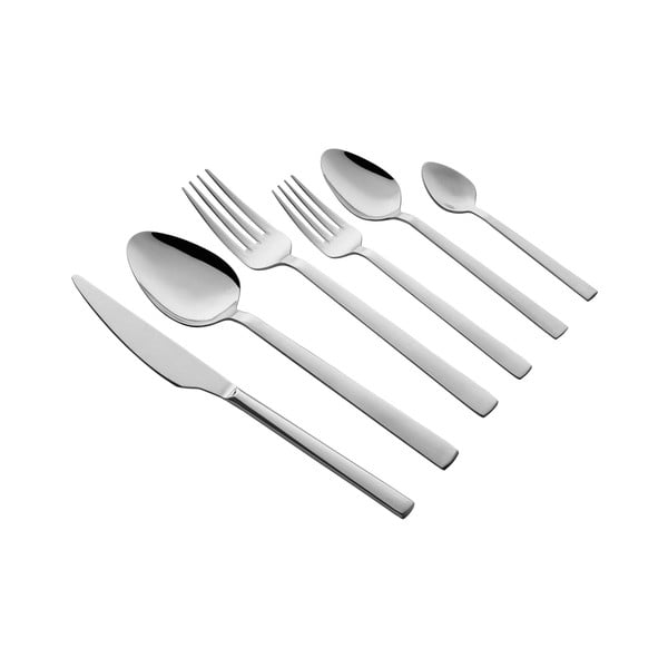 Posate argentate in acciaio inox 36 pz – Hermia
