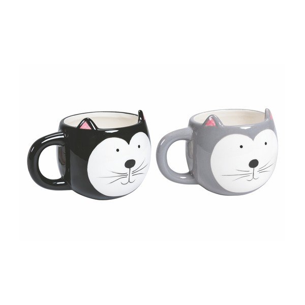 Set di 2 tazze in dolomite Villa d'Este Cat Mug, 400 ml - VDE Tivoli 1996