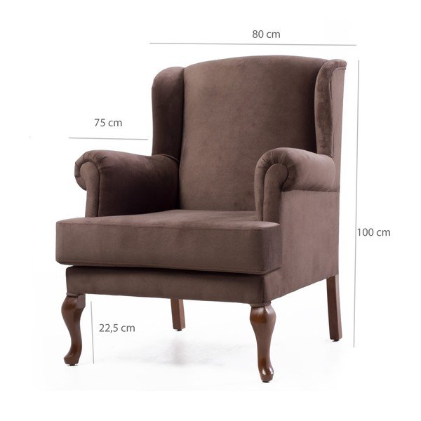 Poltrona marrone Jade - Balcab Home-image-3