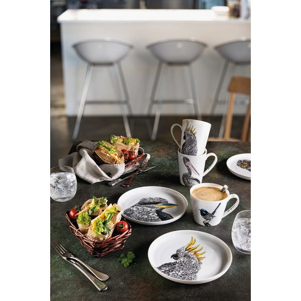 Piatto in porcellana bianca Marini Ferlazzo Gufo, ø 20 cm - Maxwell & Williams-image-1