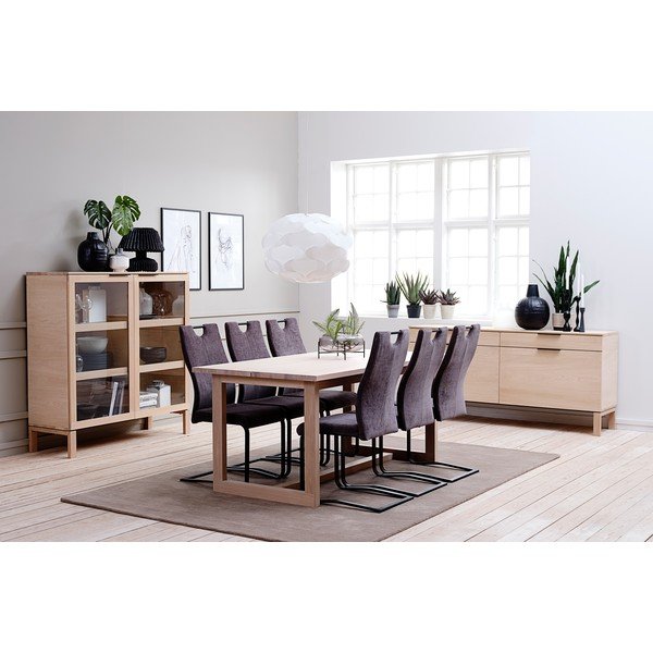 Cassettiera Soho in rovere, larghezza 180 cm - Canett-image-3