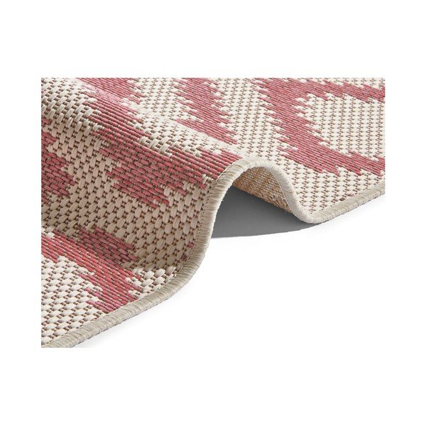 Tappeto da esterno rosso e crema Isle, 140 x 200 cm - NORTHRUGS-image-3