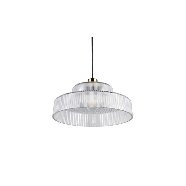 Lampadario con paralume in vetro ø 35 cm Abella – Reality-image-4