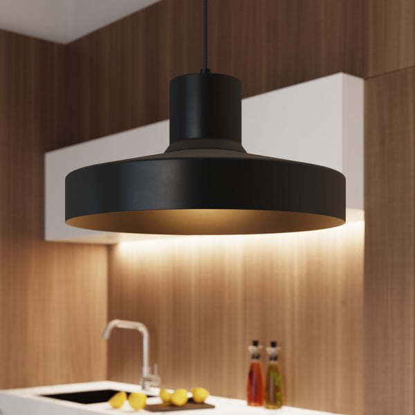 Lampadario nero ø 35 cm Vito – Sollux-image-2