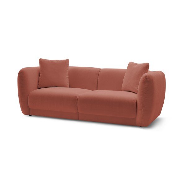 Divano rosso 230 cm Bourbon - Bobochic Paris-image-3