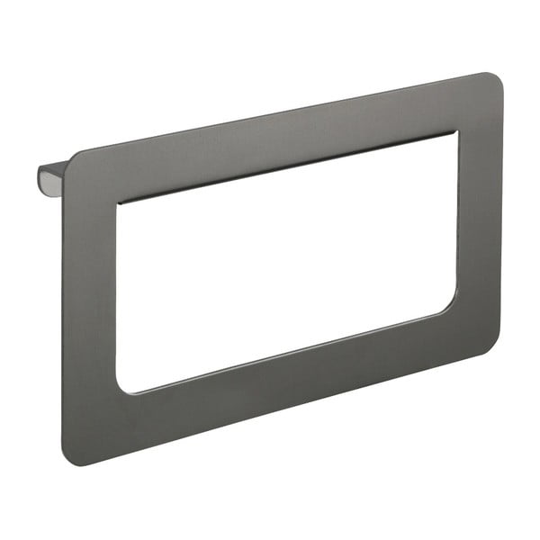 Portasciugamani da parete grigio antracite , 27 x 16 cm Montella - Wenko-image-1