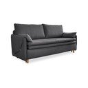 Divano letto grigio scuro 207 cm Simon - Miuform