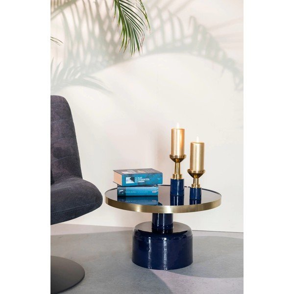 Tavolino rotondo in metallo ø 60 cm Glam – Zuiver-image-2