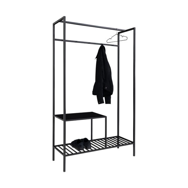 Scaffale multiuso per armadio nero con 2 ripiani , 170 x 101 cm Vita - House Nordic-image-2