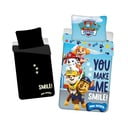 Biancheria da letto per bambini con effetto fosforescente in cotone per letto singolo 140x200 cm Paw Patrol – Jerry Fabrics