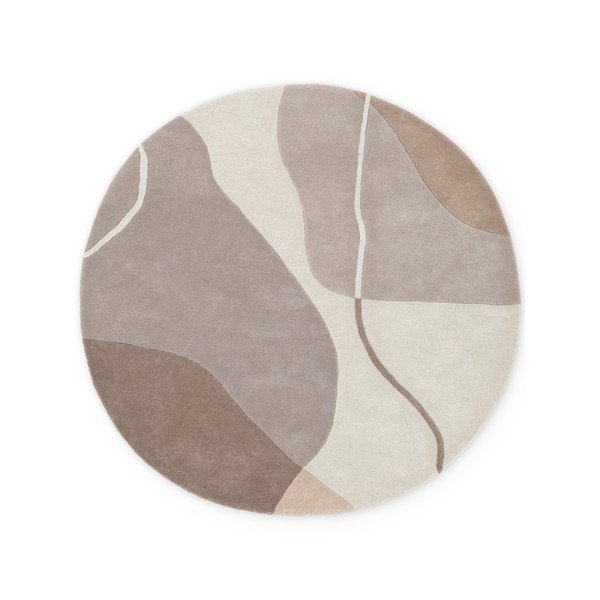 Tappeto rotondo viola in lana ø 200 cm Virelle – Villeroy&Boch