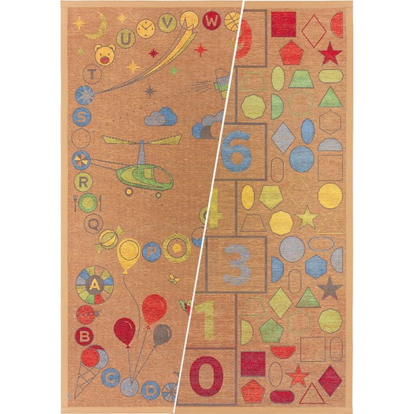 Tappeto marrone reversibile per bambini , 140 x 200 cm Tähemaa - Narma
