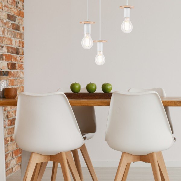 Lampadario bianco Angelina – LAMKUR-image-2