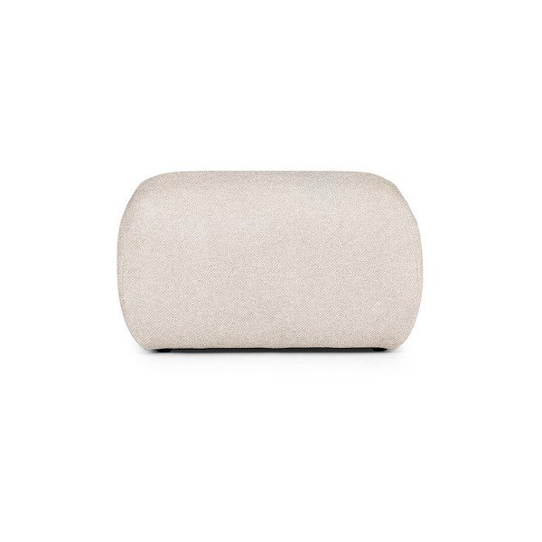 Poggiapiedi color crema rivestito in bouclé Mirel – Rodier