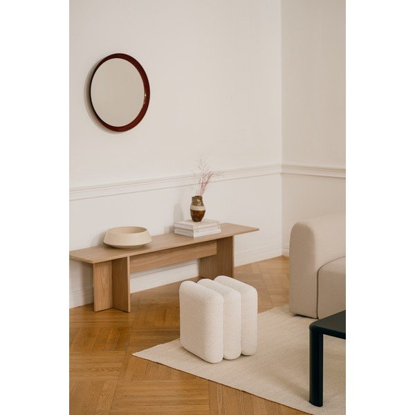 Panchina di colore naturale in truciolato Hett – noo.ma-image-1