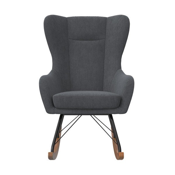 Sedia a dondolo grigia Harper - Novogratz-image-2