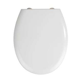 Sedile per wc bianco con chiusura facilitata , 44,5 x 37 cm Rieti - Wenko